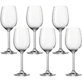 Produktbild: Leonardo Daily Weißwein-Gläser 6er Set, Kelch mit Stiel, spülmaschinenfeste Wein-Gläser, Höhe 22 cm, 370 ml, 063315