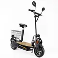 Produktbild: FORCA FORÇA Captain Pro Elektro-Scooter bis 50 km/h Topspeed in Schwarz - 18AH Blei-Gel Akku