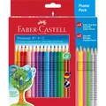 Produktbild: 4005402015405 Kredki ołówkowe Faber-Castell Grip 2001 18 kolorów+4 kolory neonow