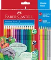 Produktbild: Faber Castell Buntstifte Set 24 Teile Neon Bleistifte Dreikant 201540