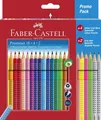 Produktbild: Farbstifte 18ST+6ST sortiert FABER CASTELL 201540 Colour Grip