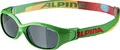 Produktbild: ALPINA FLEXXY KIDS - Flexible und Bruchsichere Sonnenbrille Mit 100% UV-Schutz Für Kinder, green-puzzle gloss, One Size