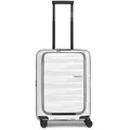 Produktbild: Bergpfeil Travel 4 Rollen Kabinentrolley 55 cm Laptopfach mit Dehnfalte  weiss