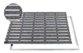 Produktbild: ACO 600x400x12mm Schuhabstreifer Indoor grau Türmatte + ALU Rahmen Eingangsmatte