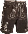 Produktbild: PAULGOS Herren Trachten Lederhose Kurz - HK3 - Echtes Leder - in 3 Farben erhältlich - Größe 44 - 60