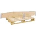 Produktbild: Palettenaufsatzrahmen L1200xb800mm 4 Scharniere Nutz-h.200mm Nadelholz - 7550200