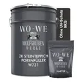 Produktbild: WO-WE 2K Epoxidharz Steinteppich Porenfüller W731 Naturstein-Imprägnierung (Set), 3-9Kg, Farblos mit Uv-schutz