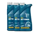 Produktbild: 3x1 Liter  Mannol Kettenhaftöl Kettenöl mineralisch  Kettensägeöl Motorsägenöl