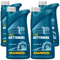 Produktbild: 4x1 Liter Mannol Kettenhaftöl Kettenöl Kettensägeöl Motorsägenöl mineralisch