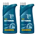 Produktbild: 2x1 Liter Mannol Kettenhaftöl Kettenöl Kettensägeöl Motorsägenöl mineralisch