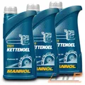 Produktbild: MANNOL 3x 1 L LITER KETTENÖL SÄGEKETTE KETTENSÄGE