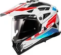 Produktbild: LS2 Motocrosshelm MX702 Pioneer II Namib Motocross Helm, vorbereitet für Kommunikationssystem,Notfallsystem-Polsterung (EQ