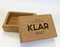 Produktbild: Klar Seifendose aus Kork leichte Aufbewahrung für unterwegs