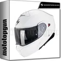 Produktbild: SCORPION MODULARHELM FÜR MOTORRAD EXO-930 EVO SOLID WEISS M