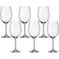 Produktbild: LEONARDO 6er-Gläserset  Daily ¦ transparent/klar ¦ Glas ¦ Maße (cm): B: 9,5 H: 13,5