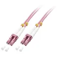 Produktbild: Lindy LINDY 46340 Glasfaser LWL Anschlusskabel 1.00 m Pink [1x LC-Stecker - Glasfaserkabel, (100.00 cm)