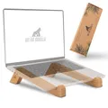 Produktbild: MY FAT GORILLA Laptop Ständer Bambus – Laptopständer Holz für MacBook & Notebook Ständer – Laptop Halterung Schreibtisch für 10-17 Zoll – Tragbare Erhöhung Notebook Stand