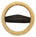 Produktbild: Reissner Lammfelle | LERA-15-GOB | Lenkradbezug Lenkradschoner Lenkradhülle für Auto und Wohnmobil | Echtes Merino Lammfell | Florhöhe 15mm | passend für ⌀40cm | Anti Rutsch | Farbe gobi