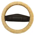 Produktbild: Reissner Lammfelle Lenkradbezug LERA-15 Lenkradschoner -hülle echtes Merino Lammfell Florhöhe 15mm, Ø 36 - 40 cm, (1-tlg)