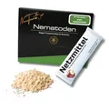 Produktbild: SF- Nematoden zur Bekämpfung von Trauermücken, Thrips und anderen Schädlingen effektiver biologischer Pflanzenschutz mit Fadenwürmern (SF Nematoden + Netzmittel (gegen Apfelwickler), 50, Mio)