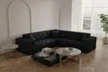 Produktbild: Ecksofa Designersofa CHANTAL in Stoff Opera Velvet Schwarz Seite Universal