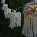 Produktbild: New Garden Mykonos Solar Lichterkette aus Baumwolle 8 Meter IP44