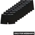 Produktbild: Jack & Jones Boxershorts JACFLOWER Microfiber mit Logobund, Blumenprint und Stretchkomfort (Packung, 10-St., 10er-Pack) eng anliegend, Microfaser, schnelltrocknend schwarz L