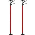 Produktbild: Tectake 2Er Set Teleksopstützen  Stufenlos Höhenverstellbar 115 – 290 cm  20 x 8 x 115 cm Rot