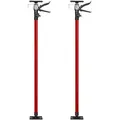 Produktbild: tectake Teleskopstützen, Rot, Textil, Freizeit, Heimwerken