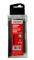 Produktbild: Würth 50x Abbrechklingen schwarz 18mm extrem scharf Schiebespender Cuttermesser