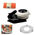 Produktbild: NEU! RoadBaker Starter 4er Sparset Campingofen mit Glasdeckel, Zubehör, Kochbuch