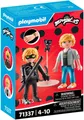 Produktbild: Playmobil® Miraculous: Adrien & Cat Noir (71337), Miraculous Konstruktions-Spielset, (11 St), Made in Europe