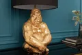 Produktbild: riess-ambiente Tischleuchte KONG 60cm gold / schwarz, Ein-/Ausschalter, ohne Leuchtmittel, Wohnzimmer · Metall · Stoff · Affe · Gorilla-Design · Deko · handmade