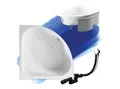 Produktbild: KOLMAN Badewanne Eckbadewanne Standard 150x150, Ablaufgarnitur & Füße GRATIS