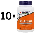 Produktbild: 10 x NOW Foods Tri-Amino - 120 caps (149,99 EUR/kg)