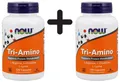 Produktbild: 2 x NOW Foods Tri-Amino - 120 caps (162,46 EUR/kg)