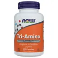 Produktbild: Now Foods Tri-Amino (L-Arginin, L-Ornithin, L-Lysin) - 120 Kapseln