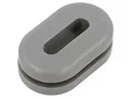 Produktbild: 500X 633-06068 Tülle PVC grau Frontplattenstärke: max.3 mm -30-60°C UL94V-0 HELL