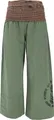 Produktbild: Weite Marlenehose, Buddha Wellnesshose, Yogahose, Boho Hose mit Breitem Bund - Olive, Damen, Grün, Baumwolle, Größe: S