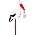 Produktbild: goki Dekofigur Storch mit Babytuch, 77 cm, aus Holz und Stoff