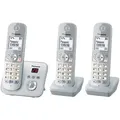 Produktbild: Panasonic KX-TG6823 DECT-Telefon Anrufer-Identifikation Silber, Weiß