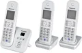 Produktbild: Panasonic Festnetz Telefon-Set KX-TG6823GS mit 3 Mobilteilen, schnurlos mit AB