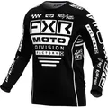 Produktbild: FXR Podium 2024 Youth Motocross Jersey, schwarz-weiss, Größe XL