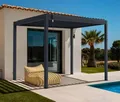 Produktbild: CAZEBOO Bioklimatische Pergola Piana 3x2m 6m² Anthrazitgrau Aluminium Freistehend - Pergola Garten mit Verstellbaren Lamellen 110° - Wetterfeste Terrassenüberdachung Stabil Windresistent