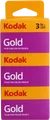 Produktbild: Kodak Gold 200 - Farbnegativfilm - 135 (35 mm) - ISO 200 - 36 Belichtungen (Packung mit 3)
