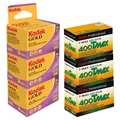 Produktbild: Kodak MIX Pack- Gold 200 135/36 3er Pack + T-MAX 400 Prof.135/36 3er Pack