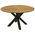 Produktbild: Gartentisch Gartenmöbel Tisch Esstisch MADEIRA 130cm rund Akazie Stahl anthrazit