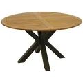 Produktbild: Gartentisch Ausziehtischl Tisch Esstisch MADEIRA 130cm Akazie Metall, 2. WAHL
