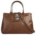 Produktbild: Cluty Henkeltasche, echt Leder, Made in Italy