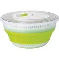 Produktbild: Basic Faltbare Salatschleuder, kunstoff, transparent/grün, 4 Liter